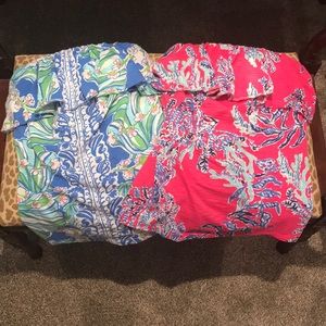 Lilly Pulitzer Ruffle Tube Tops (Set of 2)